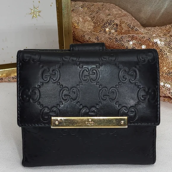Gucci GG Guccissima Lambskin French flap Bifold Wallet PRISTINE CONDITION W/ Box - Picture 4 of 17